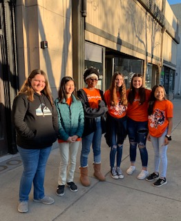 Cruickshank Middle School team at Academic Pentathlon